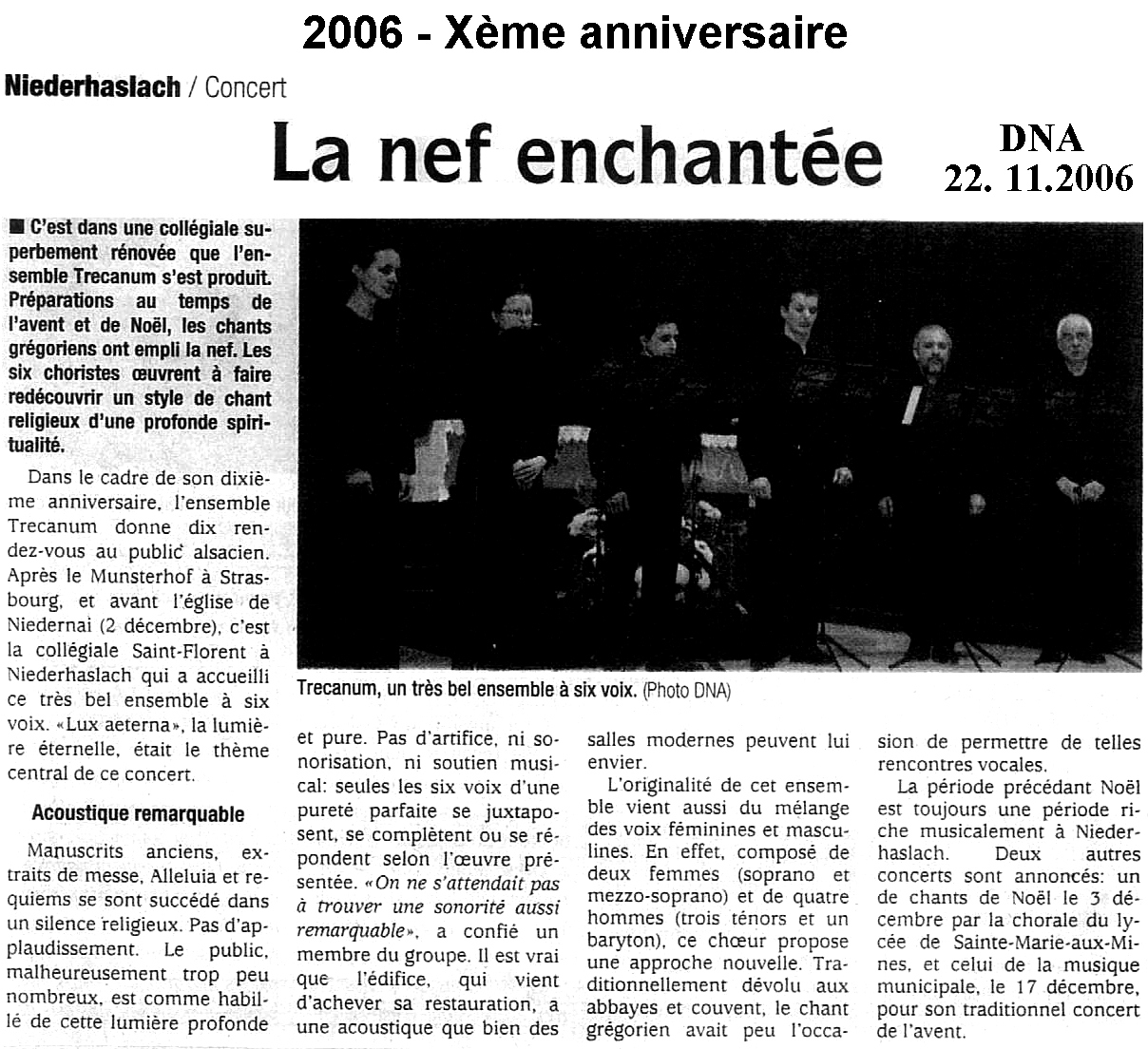 Revue de presse 2006